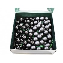 St kroglice na ž., črne, 20 mm, 144 kosov