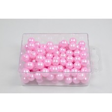 Deko perle, svetlo roza, premer 10 mm,  115 kosov
