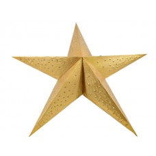 Zvezda za obesiti, zlata, premer 40 cm